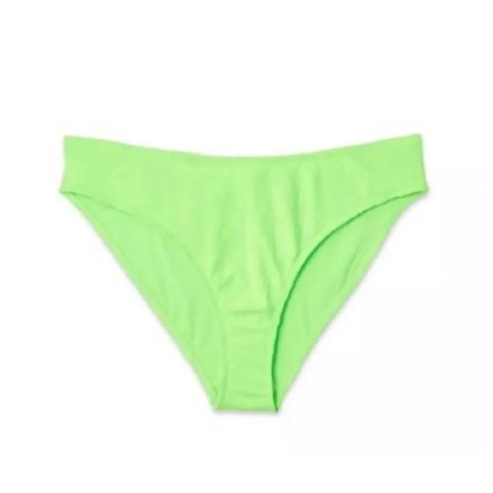 Wild Fable Neon Green Hibiscus Bikini Bottoms 🌺 size s